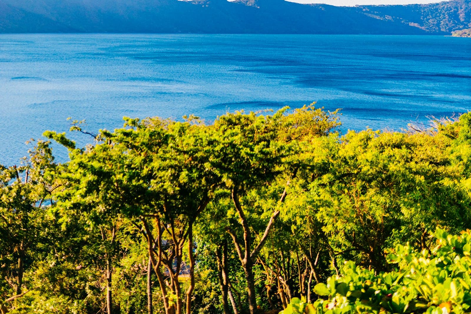 Lake Coatepeque, a volcanic crater lake in western El Salvador