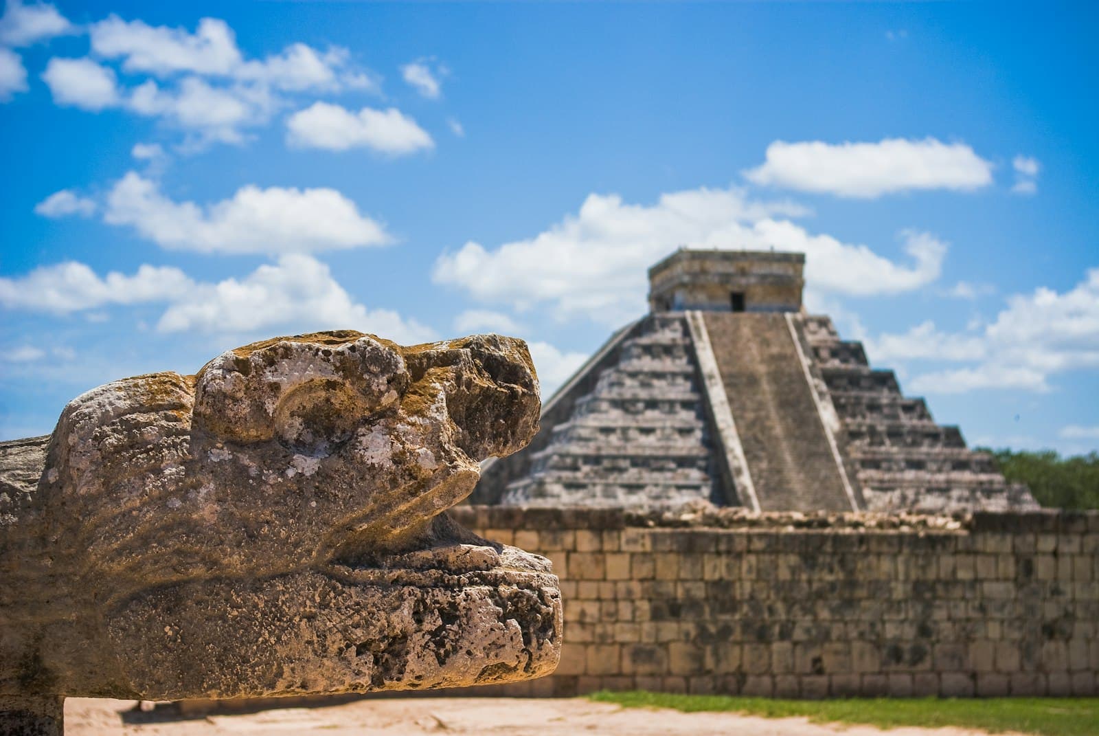 The El Castillo pyramid at Chichen Itza, Mexico