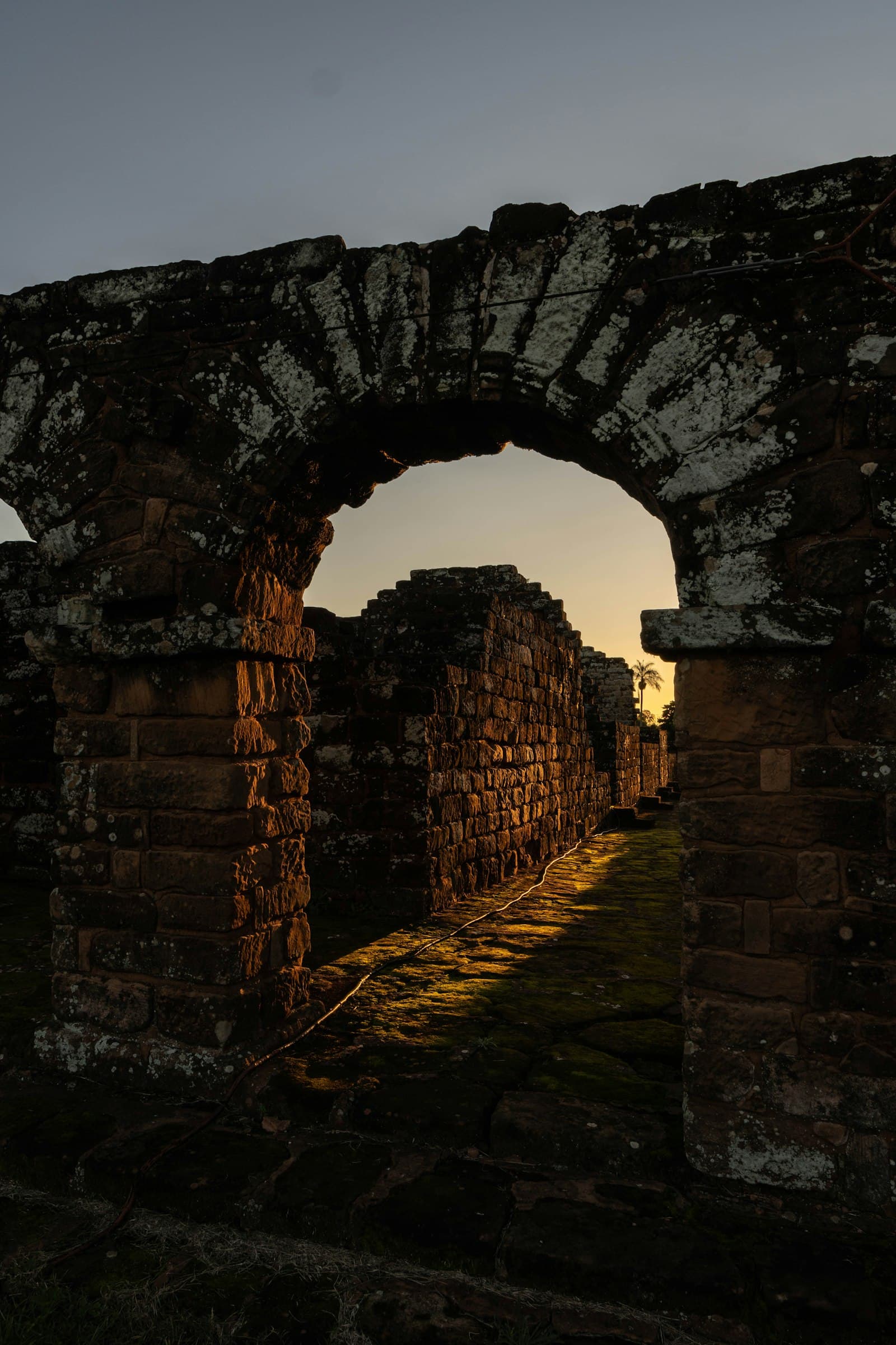 The Jesuit mission ruins of La Santisima Trinidad de Parana, Paraguay